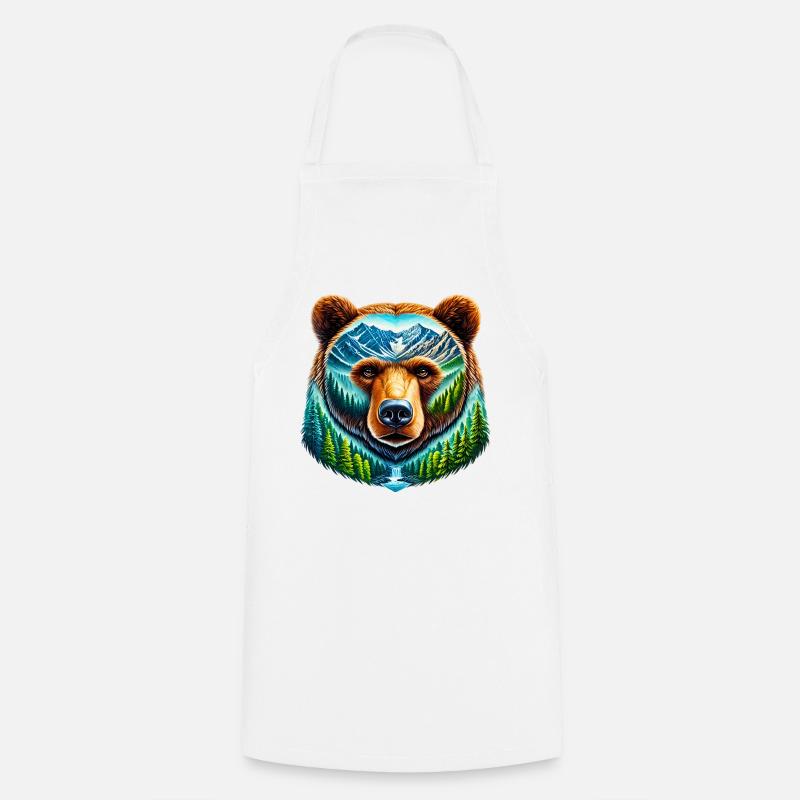 Ours - Tablier de cuisine - blanc