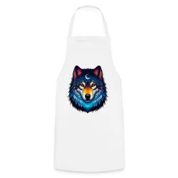 Loup - Tablier de cuisine - blanc - Devant - AI Model Male 185 dark (185cm)