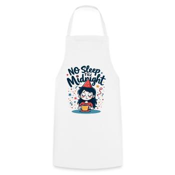 No Sleep Till Midnight - Cooking Apron - white - Front - AI Model Male 185 dark (185cm)