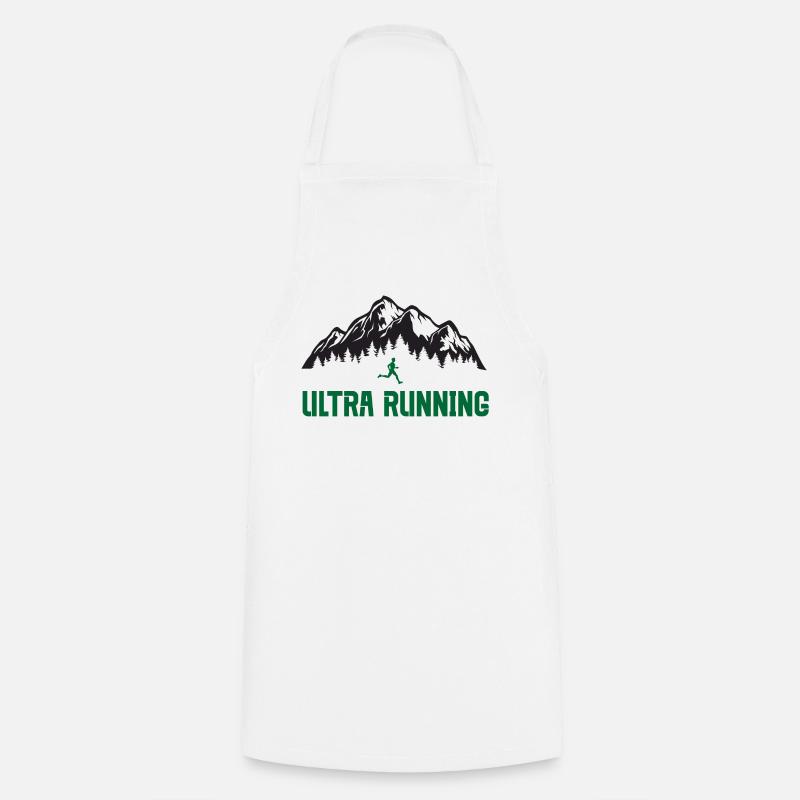 Ultra course à pied - Tablier de cuisine - blanc