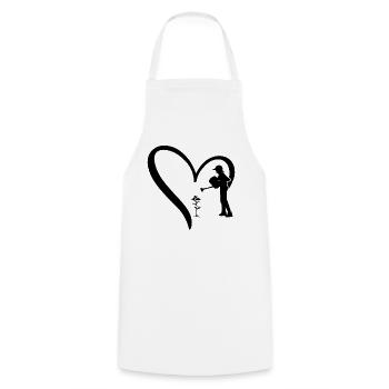 Landscaping Gardening Landscaper Hobby Gardener - Cooking Apron - white - Front - AI Model Male 185 dark (185cm)