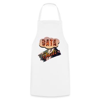 Data Dude - Cooking Apron - white - Front - AI Model Male 185 dark (185cm)