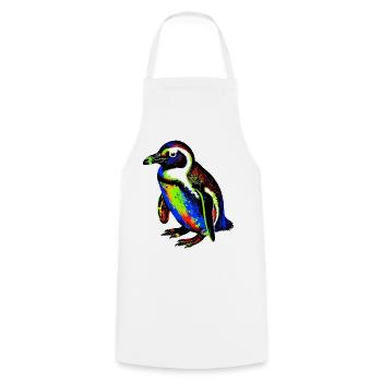 Pingouin - Tablier de cuisine - blanc - Devant - AI Model Male 185 dark (185cm)