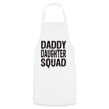 Daddy Daughter Squad - Kochschürze - Weiß - Vorne - AI Model Male 185 dark (185cm)