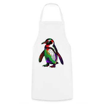 Pingouin - Tablier de cuisine - blanc - Devant - AI Model Male 185 dark (185cm)