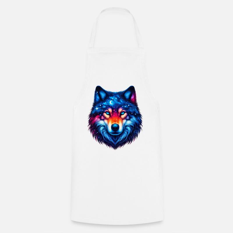 Wolf - Kochschürze - Weiß