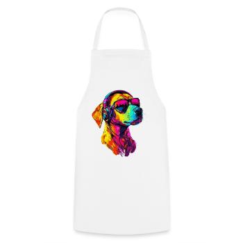 Rhodesian Ridgeback Hunting Dog Dogs Pride Ridgeback - Cooking Apron - white - Front - AI Model Male 185 dark (185cm)