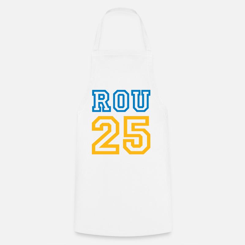 ROUMANIE - Tablier de cuisine - blanc