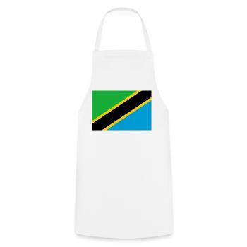 Tanzanie - Tablier de cuisine - blanc - Devant - AI Model Male 185 dark (185cm)