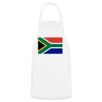 Südafrika Südafrika - Kochschürze - Weiß - Vorne - AI Model Male 185 dark (185cm)