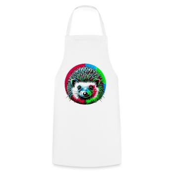 Hérisson - Tablier de cuisine - blanc - Devant - AI Model Male 185 dark (185cm)