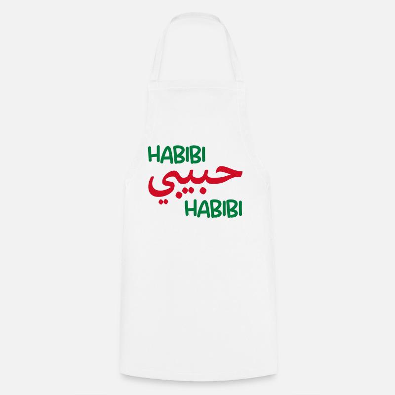 Habibi - Cooking Apron - white