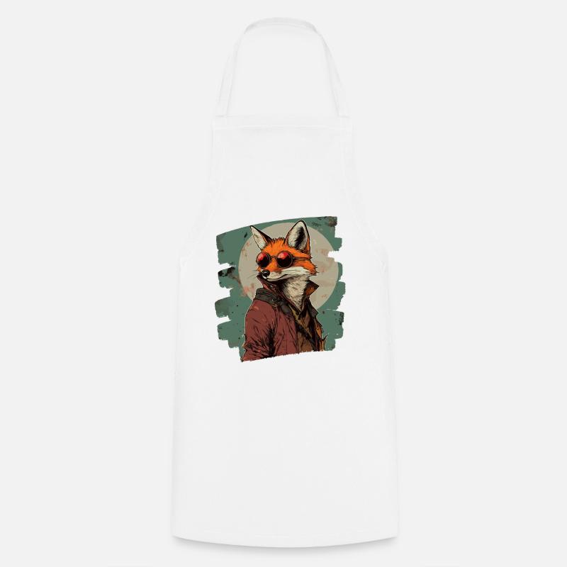 Fuchs - Kochschürze - Weiß