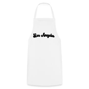 Los Angeles 8 - Tablier de cuisine - blanc - Devant - AI Model Male 185 dark (185cm)