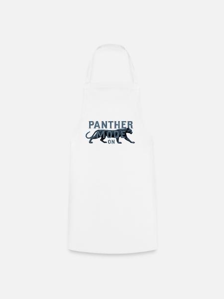 Panther Mode: On - Kochschürze - Weiß