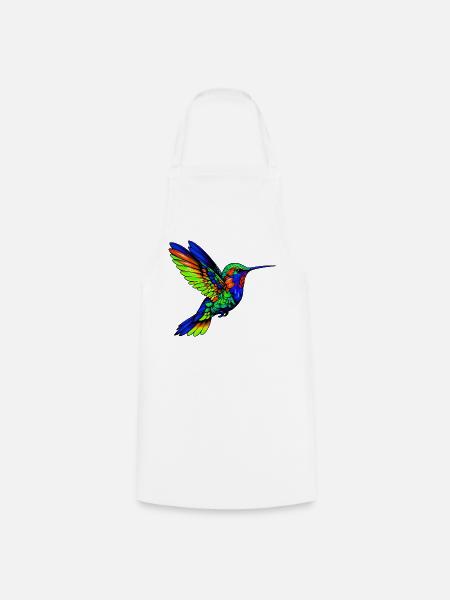 Kolibri - Kochschürze - Weiß