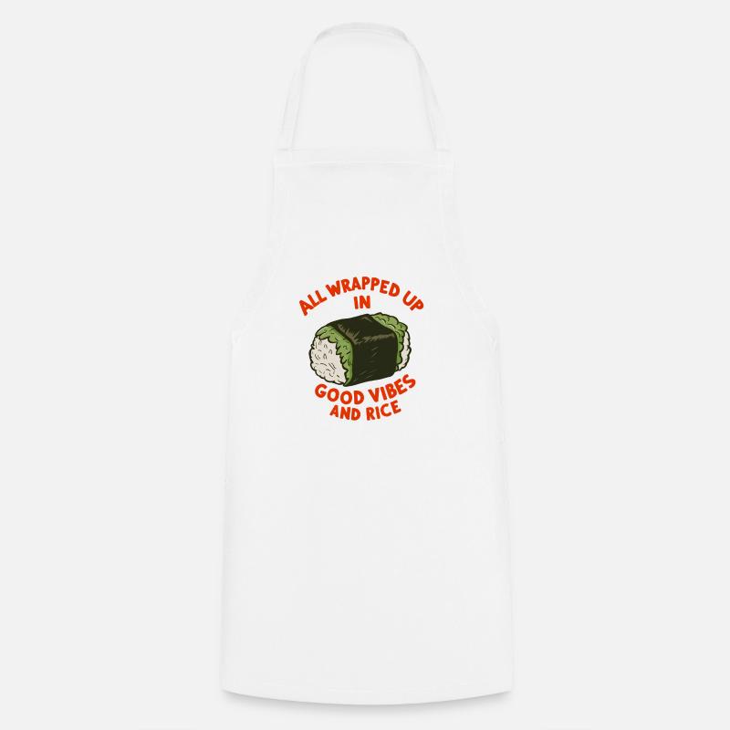 Wrapped Up in - Cooking Apron - white