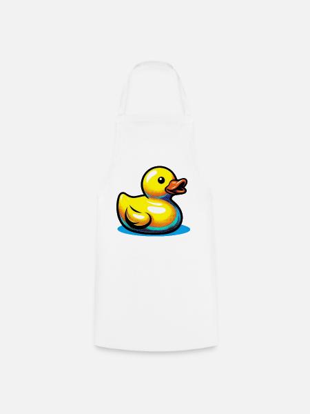 Duckling Duck Duck Duck - Cooking Apron - white
