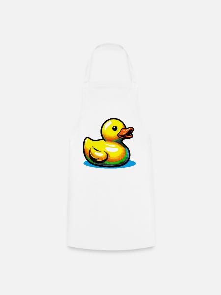 Caneton Canard Canard Canard - Tablier de cuisine - blanc