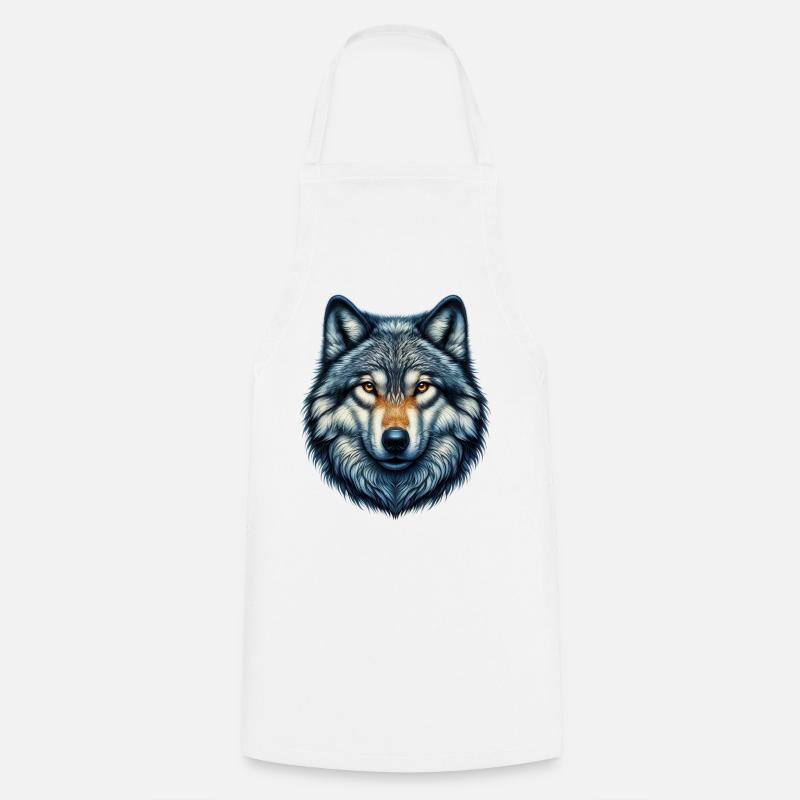 Wolf - Kochschürze - Weiß