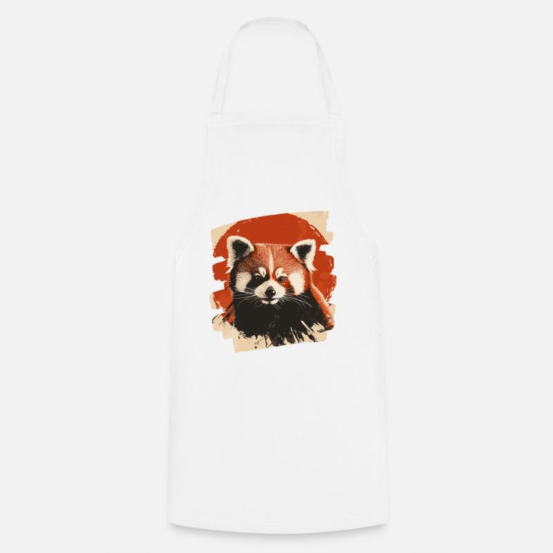 Red panda - Cooking Apron - white
