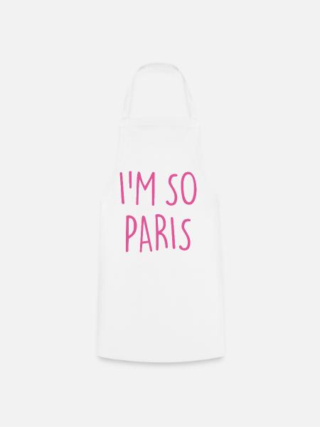 I'M SO PARIS - Kochschürze - Weiß
