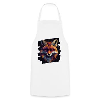 Renard - Tablier de cuisine - blanc - Devant - AI Model Male 185 dark (185cm)