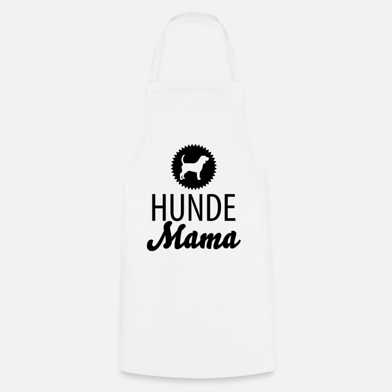 Dogs Mom - Cooking Apron - white