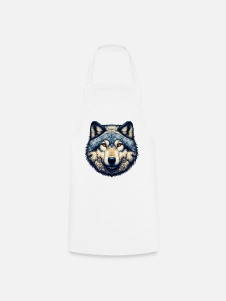 Wolf - Kochschürze - Weiß