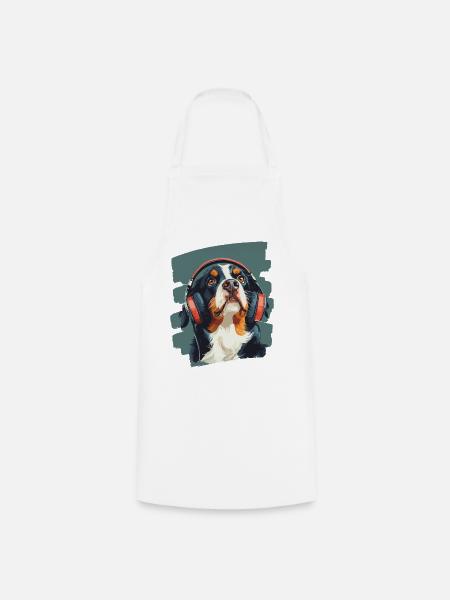 Entlebucher Sennenhund - Kochschürze - Weiß
