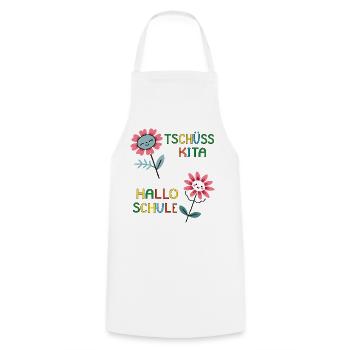 Goodbye Kita Hello School - Cooking Apron - white - Front - AI Model Male 185 dark (185cm)