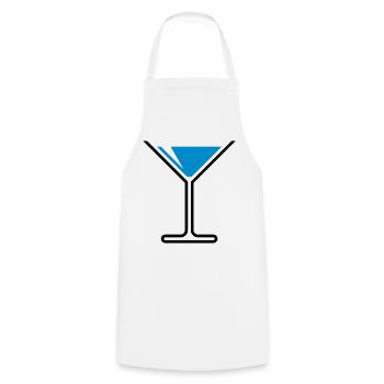 XFrice Time Fun (Skyblue) - Cooking Apron - white - Front - AI Model Male 185 dark (185cm)