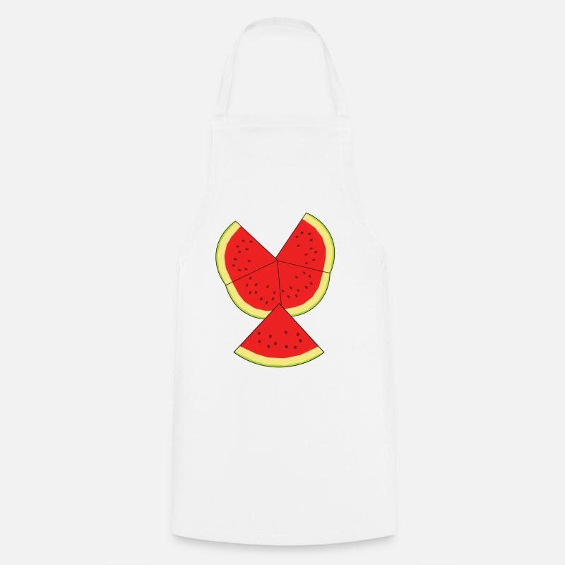 Melon Summer Refreshment Fruit Fruit - Cooking Apron - white