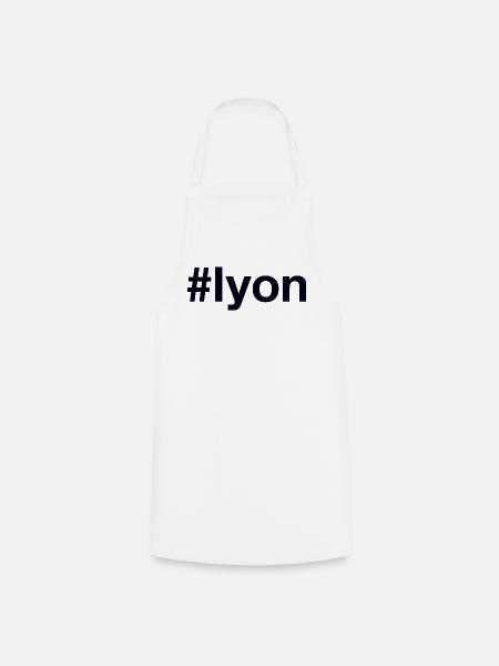 LYON Hashtag - Kochschürze - Weiß