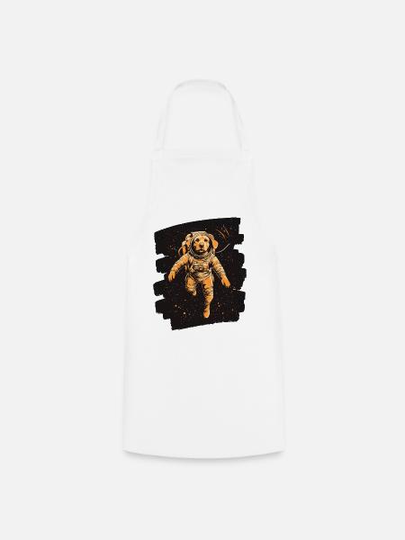 Labrador Astronaut - Kochschürze - Weiß