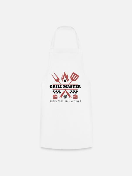 Grill Master Dark Edition - Kochschürze - Weiß