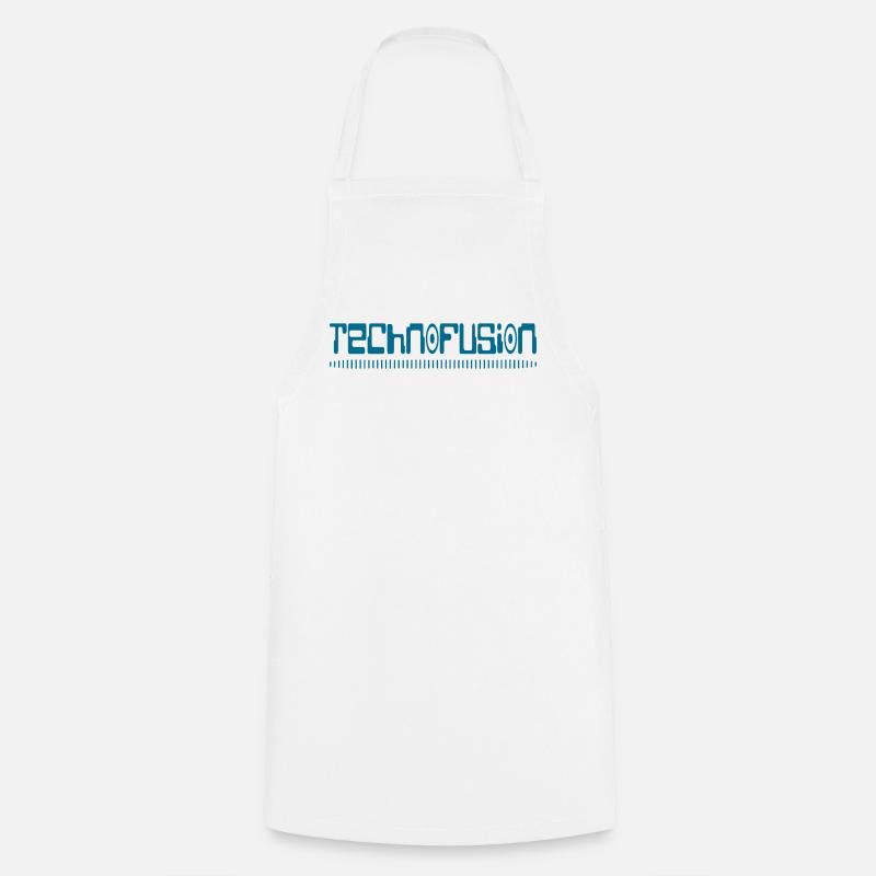 Techno Fusion - Cooking Apron - white