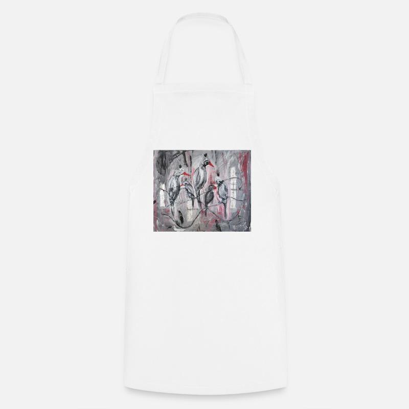 Ravens - Cooking Apron - white