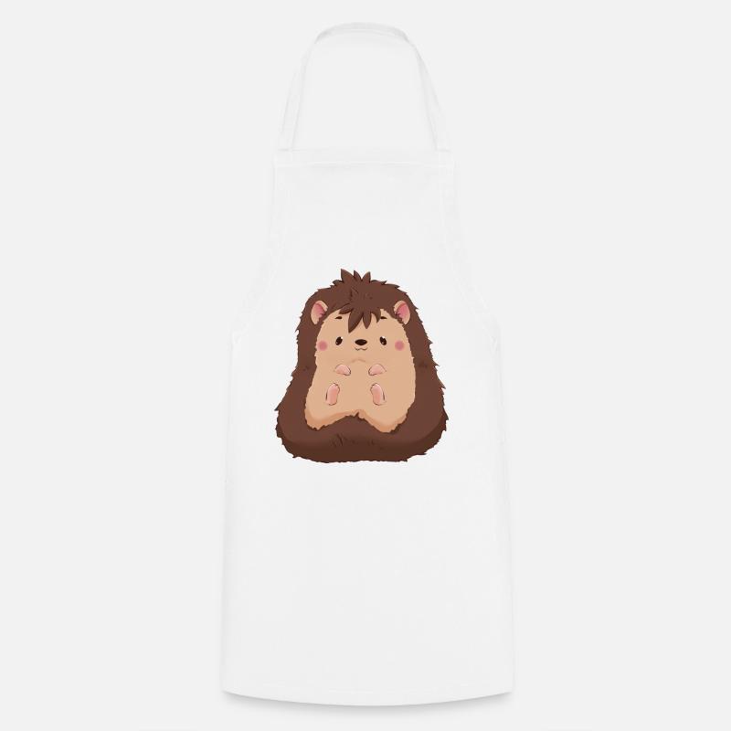 Hérisson - Tablier de cuisine - blanc