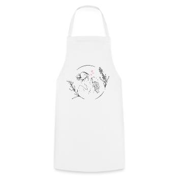 Maman Fille Chemise Maman Fille Fête des Mères Maman - Tablier de cuisine - blanc - Devant - AI Model Male 185 dark (185cm)