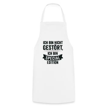 Je suis édition spéciale - Tablier de cuisine - blanc - Devant - AI Model Male 185 dark (185cm)