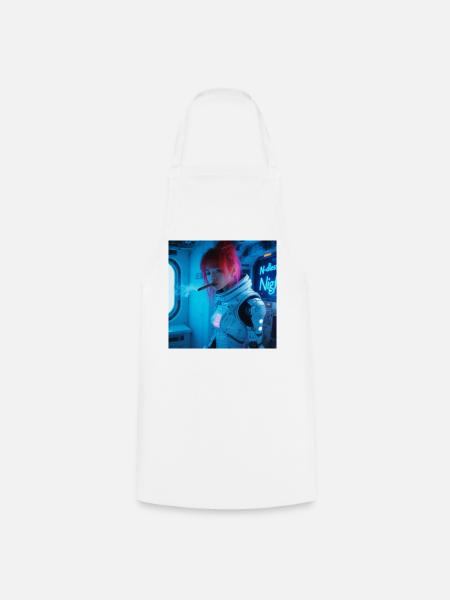 Space Soldier mit einer Zigarre - Kochschürze - Weiß