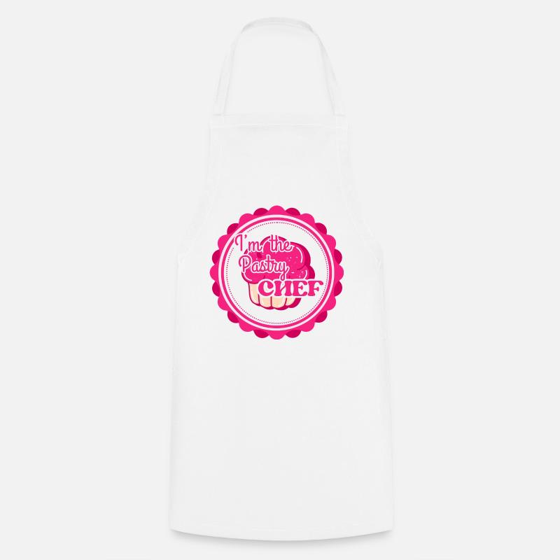 I M THE PASTRY CHEF - Cooking Apron - white