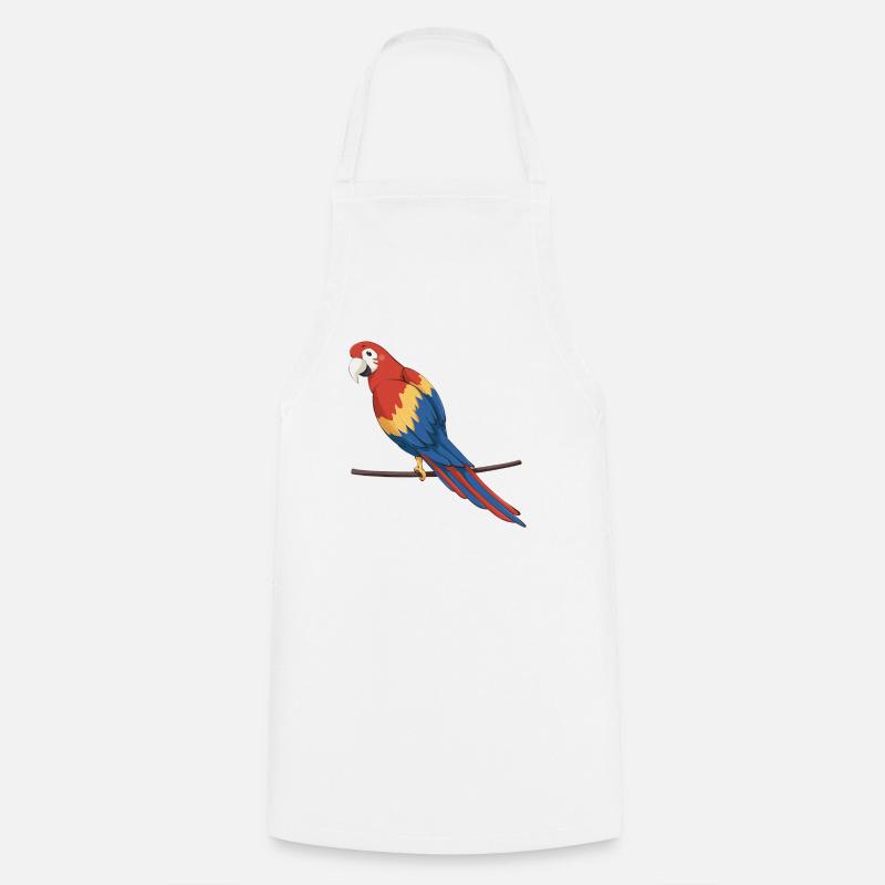 Parrot - Cooking Apron - white