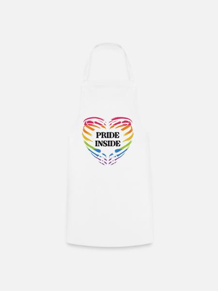 LGBT Pride Monat - Pride Inside - Kochschürze - Weiß