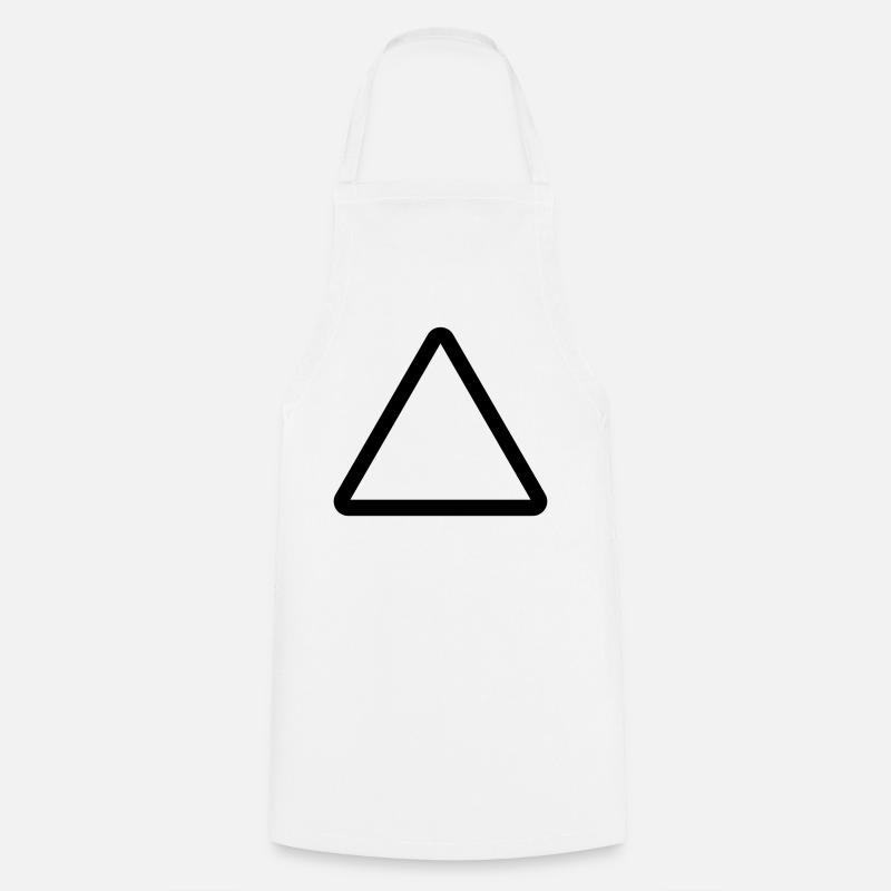 Construction Site, Warning Sign Template, Danger Warning - Cooking Apron - white