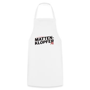 Mat Knocker Lutte Idée cadeau de lutte - Tablier de cuisine - blanc - Devant - AI Model Male 185 dark (185cm)