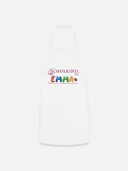 Schulkind Emma - Kochschürze - Weiß