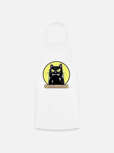 purrlicious - Kochschürze - Weiß