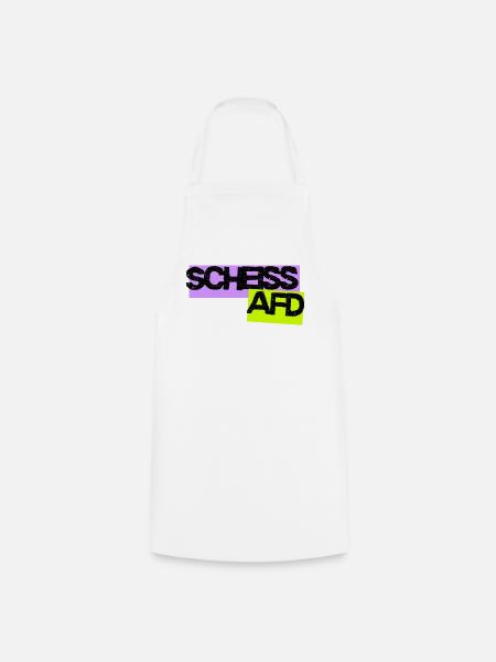 Scheiss AFD - Kochschürze - Weiß